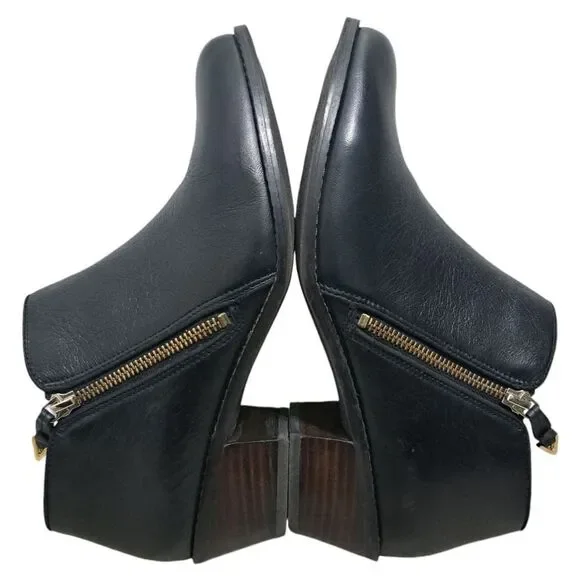 Vionic Jolene Ankle Bootie Black Leather Zip Up Size 9 - Picture 9 of 16